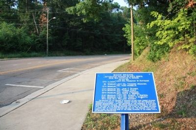 Woods' Brigade Marker. Click for full size. Woods' Brigade Marker image. Click for full size.