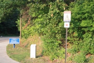 Woods' Brigade Marker. Click for full size. Woods' Brigade Marker image. Click for full size.