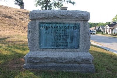Massachusetts Marker. Click for full size. Massachusetts Marker image. Click for full size.