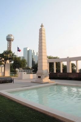 Dealey Plaza Marker. Click for full size. Dealey Plaza Marker image. Click for full size.