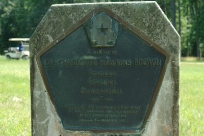 In Memory of Dr. Charlotte Hawkins Brown Marker image. Click for full size.