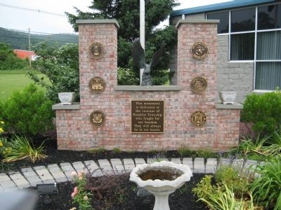 Franklin Township Veterans Monument image. Click for full size.