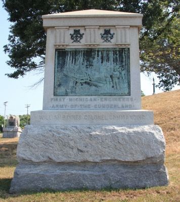 First  Michigan  Engineers Marker image. Click for full size.