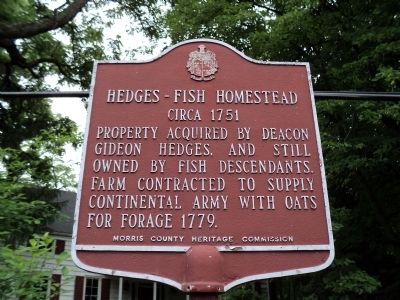 Hedges – Fish Homestead Marker image. Click for full size.
