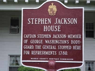 Stephen Jackson House Marker image. Click for full size.