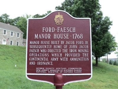 Ford – Faesch Manor House Marker image. Click for full size.