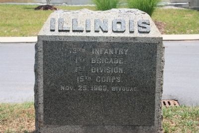 13th Illinois Marker image. Click for full size.