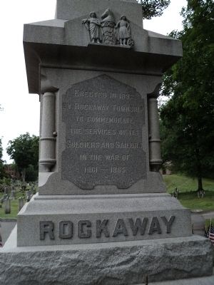 Rockaway Civil War Monument Marker image. Click for full size.