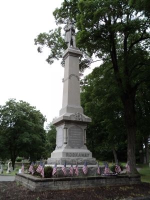Rockaway Civil War Monument image. Click for full size.