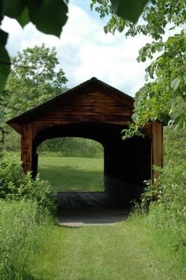 The Hyde Hall Covered Bridge image. Click for more information.