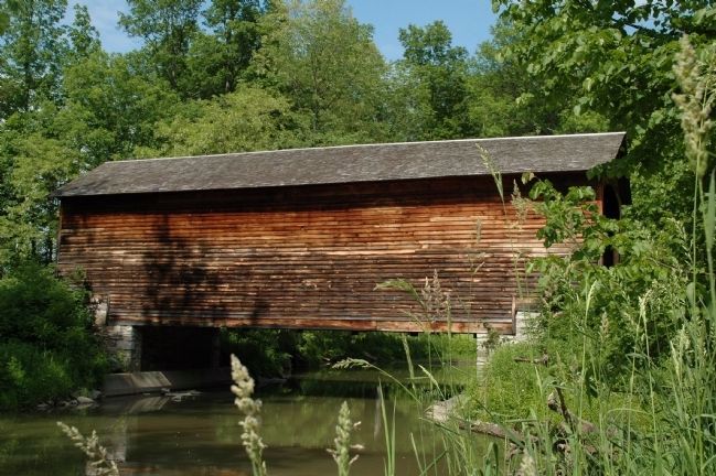 The Hyde Hall Covered Bridge image. Click for full size.