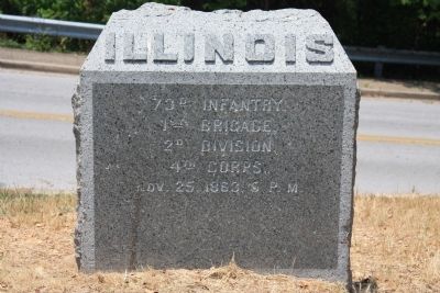 73rd Illinois Marker image. Click for full size.