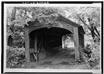 Hyde Hall Covered Bridge. Click for full size. Hyde Hall Covered Bridge image. Click for full size.