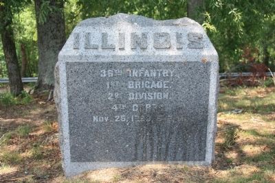36th Illinois Marker image. Click for full size.