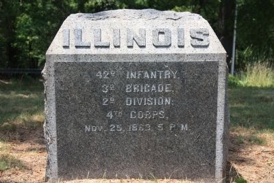42nd Illinois Marker image. Click for full size.