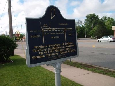 Side Two - - Indiana Territory Boundary Line Marker image. Click for full size.