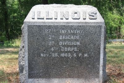 27th Illinois Marker. Click for full size. 27th Illinois Marker image. Click for full size.