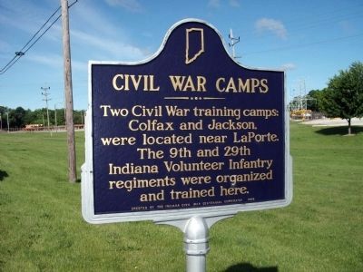 Civil War Camps Marker. Click for full size. Civil War Camps Marker image. Click for full size.