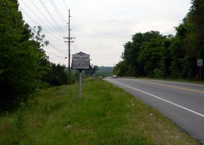Wide view of the Warren Coleman Marker image. Click for full size.