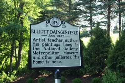 Elliott Daingerfield Marker image. Click for full size.