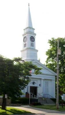 First Congregational Church and Marker image. Click for full size.