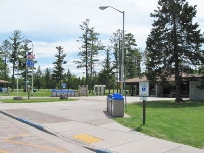 Marker and Rest Area image. Click for full size.