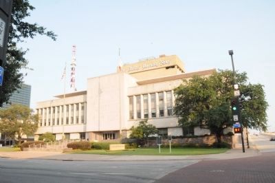 The Dallas Morning News and A. H. Belo Corporation Markers image. Click for full size.