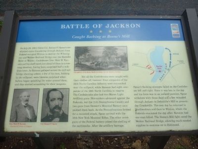 Battle of Jackson Marker image. Click for full size.