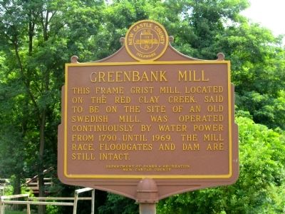 Greenbank Mill Marker image. Click for full size.