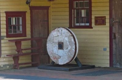 Greenbank Mill Millstone image. Click for full size.