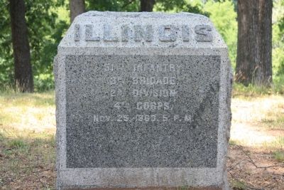 51st Illinois Marker image. Click for full size.