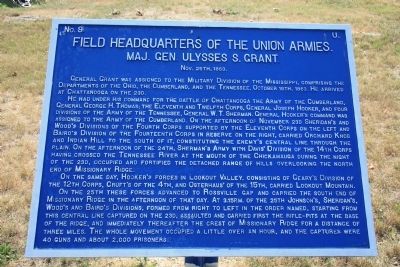 Field Headquarters of the Union Armies. Marker image. Click for full size.