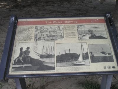 The Water Highway Marker. Click for full size. The Water Highway Marker image. Click for full size.