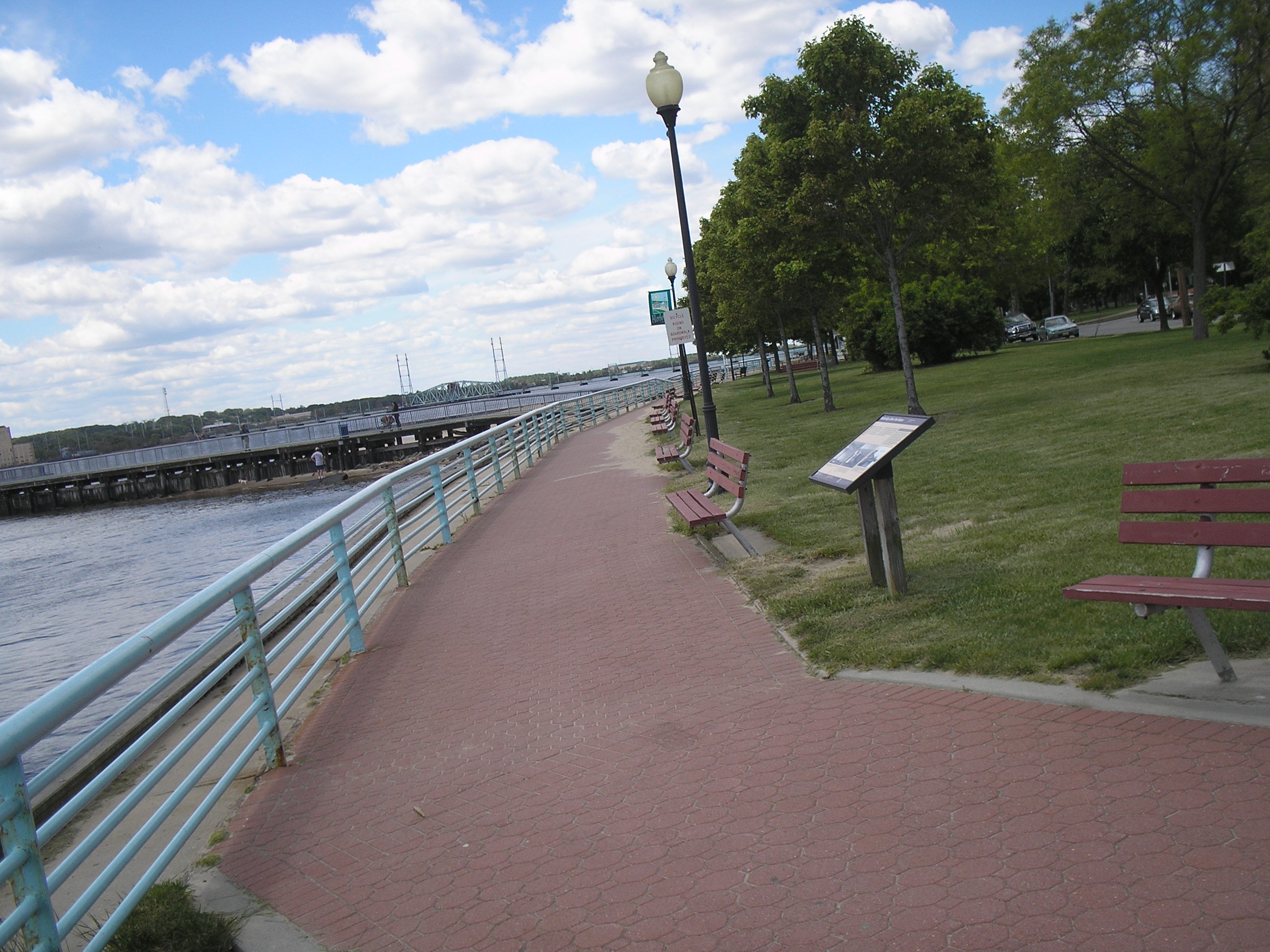 Marker on the Perth Amboy Waterfront