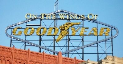 Classic Goodyear Sign on Adjacent Building image. Click for full size.