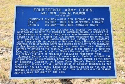 Fourteenth Army Corps. Marker image. Click for full size.