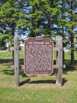 Old Stockade Site Marker image. Click for full size.