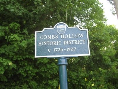 Additional Combs Hollow Historic District Marker image. Click for full size.