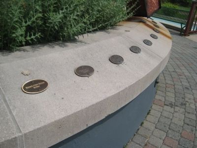Plaques with names of victims from Morris County image. Click for full size.