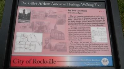 Red Brick Courthouse Marker image. Click for full size.