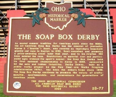 The Soap Box Derby Marker image. Click for full size.