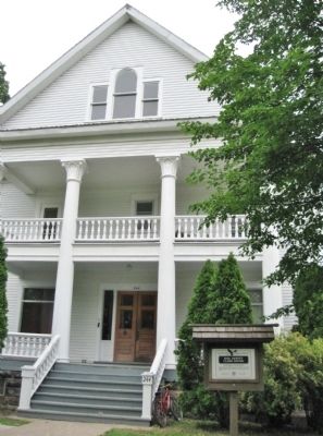 Mrs. Dewitt Clark House and Marker. Click for full size. Mrs. Dewitt Clark House and Marker image. Click for full size.