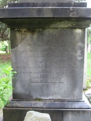 Cadet Charles K. Hodge Monument. Click for full size. Cadet Charles K. Hodge Monument image. Click for full size.