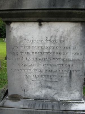 Cadet Charles K. Hodge Monument. Click for full size. Cadet Charles K. Hodge Monument image. Click for full size.