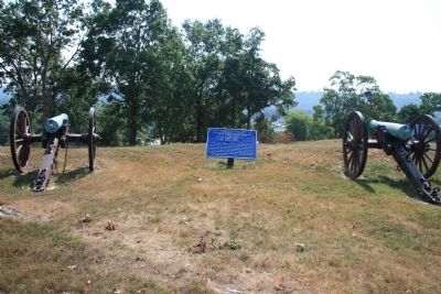 Bridges' Battery, Illinois Light Artillery Marker. Click for full size. Bridges' Battery, Illinois Light Artillery Marker image. Click for full size.