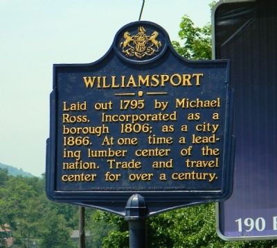 Williamsport Marker image. Click for full size.