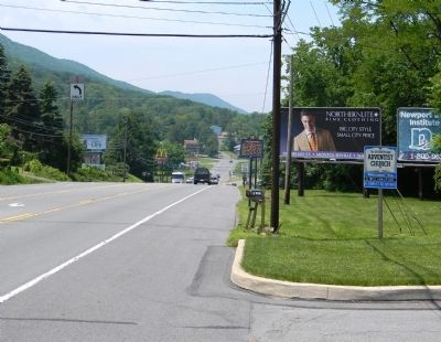 Wide view of the Williamsport Marker image. Click for full size.
