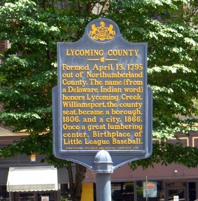 Lycoming County Marker image. Click for full size.