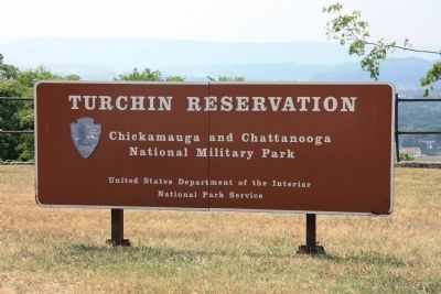 Turchin Reservation Sign image. Click for full size.