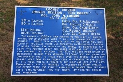 Loomis' Brigade Marker image. Click for full size.